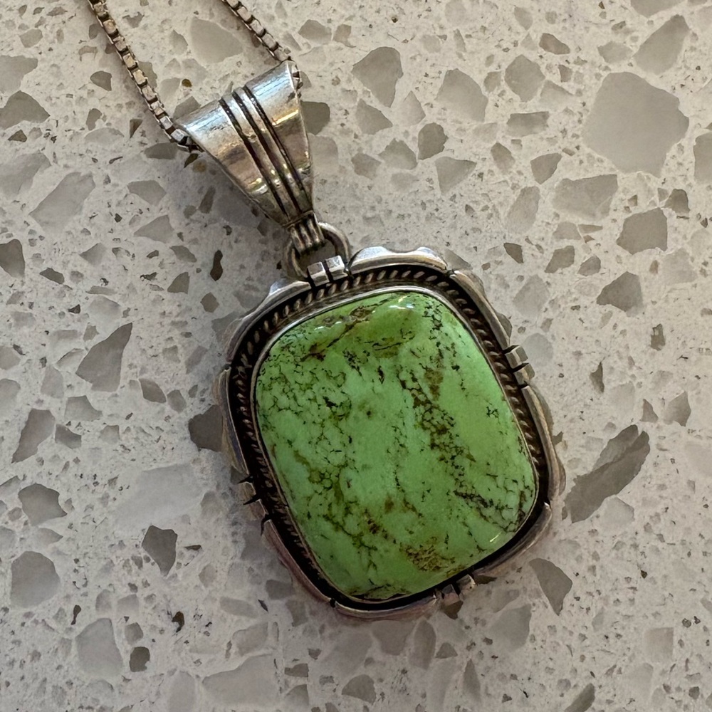Sterling Silver and  Turquoise Necklace